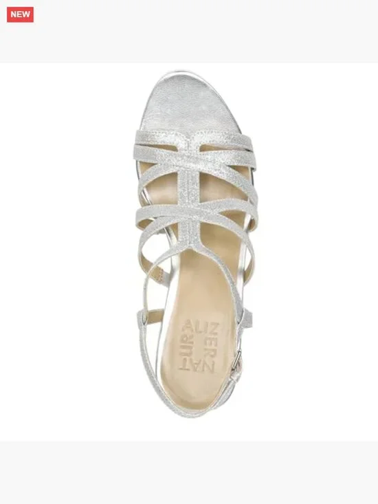 Platform Heeled Sandals with Cutout Design Adjustable Strap Dress Shoes - Picture 5 of 7